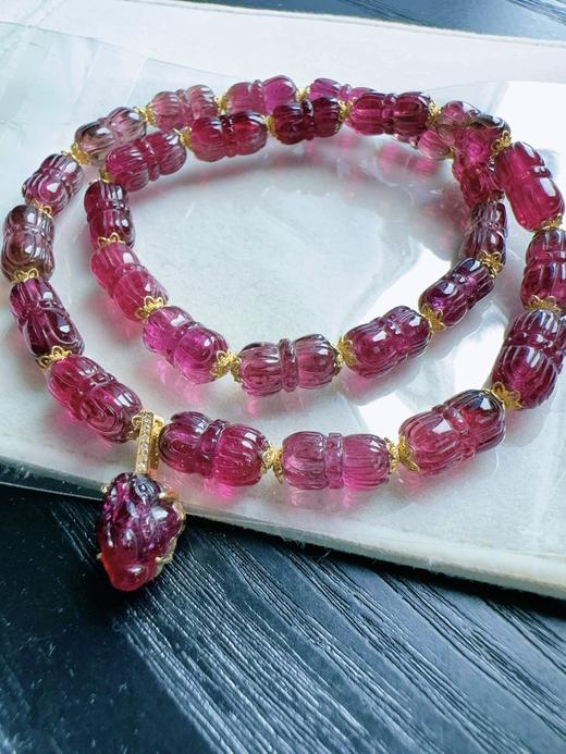 25.4g 雕刻碧玺手链 商品图2