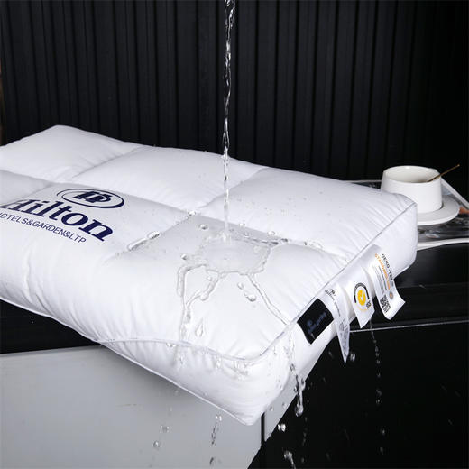 五星级酒店全棉护颈椎枕头柔软枕芯不变形可水洗枕头希尔顿酒店枕 商品图2