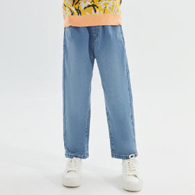 笛莎Deesha 女童裤子2024秋季新款女童牛仔裤