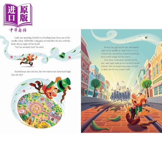 【中商原版】小金书 迪士尼小巨人 Little Golden Book Disney Classic Little Man of Disneyland A Change of Luck 英文原版 商品图3