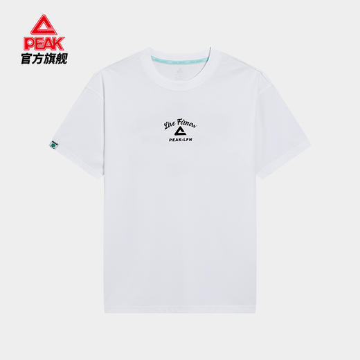 匹克2024年新款时尚生活男款圆领短T恤F6242761 商品图4