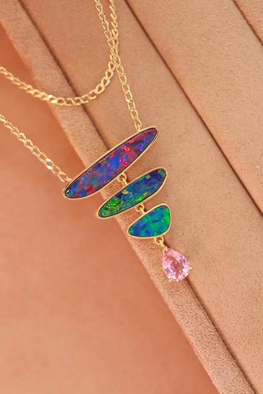 4.93ct 欧泊项链 商品图1