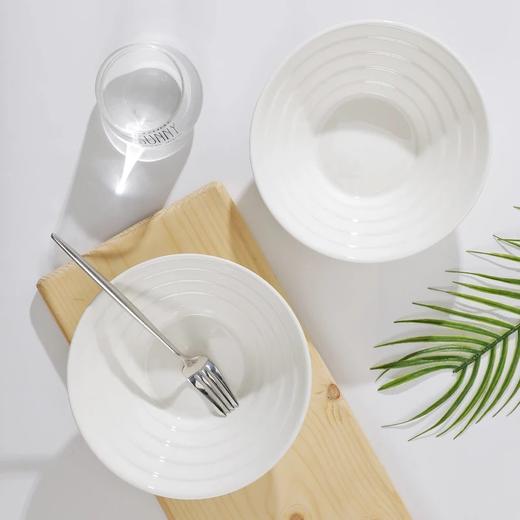 温润如玉的高级感！餐具中的“白月光”? 【CUNYONG存咏皓玉系列白玉斗笠碗】 旗舰店：69.8/套 开团29.9/套 存咏皓玉系列陶瓷斗笠碗 草帽盘 釉下彩工艺 商品图6