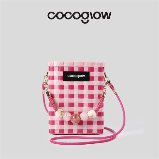 cocoglow·珠珠把手系列迷你托特手工编织包mini斜挎包 商品图2