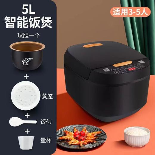【智能魔盒，润口可口】先科5L电饭煲，大容量智能家用锅；电子智能控温，恰到好处的可口米饭，满满幸福感！ 商品图8