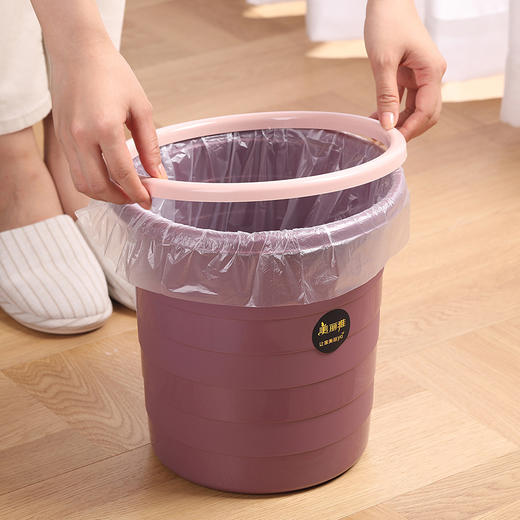 美丽雅双色垃圾桶8L 商品图9