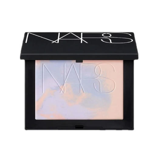 Nars新版大白饼「星云紫」 蜜粉饼 流光清透蜜粉饼控油持久遮瑕提亮 商品图0