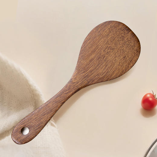 喇叭花炒菜铲子木锅铲家用木铲子不粘锅木质木勺鸡翅木饭勺汤勺 商品图1