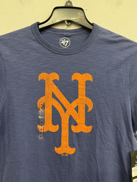 New Era yankees/洋基队男士纯棉字母印花LOGO休闲圆领短袖T恤 商品图2