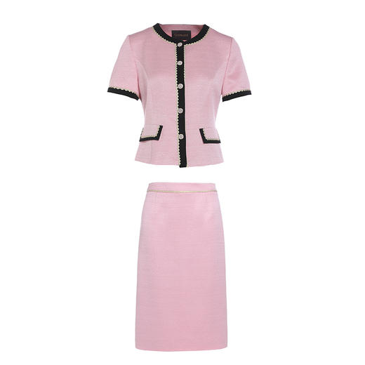 乔万尼小香风两件套气质高级感套装撞色设计EM2G842 商品图4