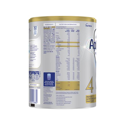 【品牌直供】澳洲Aptamil爱他美 白金版儿童配方奶粉 4段 3周岁及以上 900g【超过6罐请分开下单】 商品图2