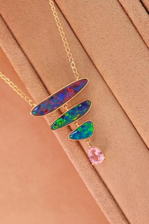 4.93ct 欧泊项链 商品图4