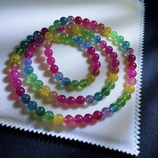 78.6g 8mm 碧玺手链 商品图0