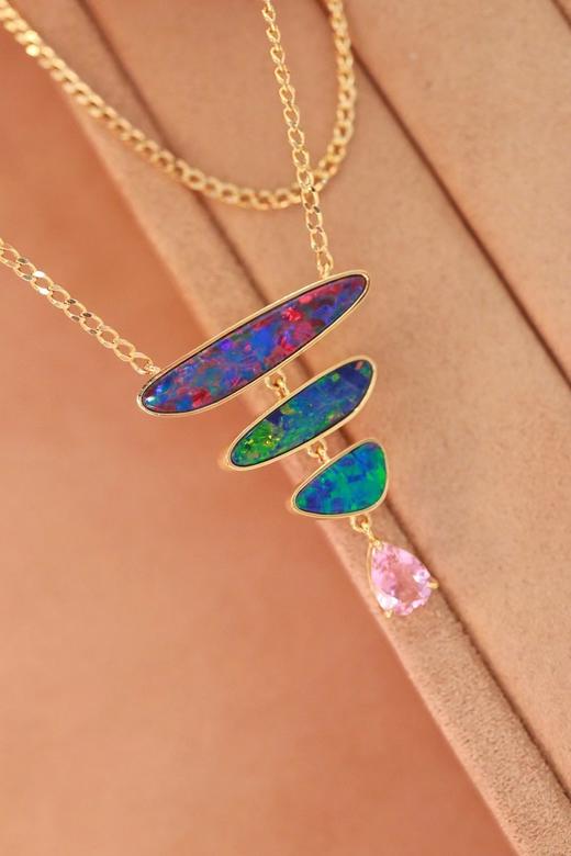 4.93ct 欧泊项链 商品图2