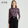 EITIE爱特爱秋季新款修身显瘦百搭印花小上衣7513215 商品缩略图1