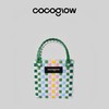 cocoglow 小号全系列手提包手工编织包夏天彩色菜篮子 商品缩略图4