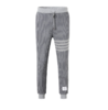 THOM BROWNE 汤姆·布朗 男士4条纹系带束脚休闲运动长裤 深灰 MJQ199A J0142 商品缩略图0