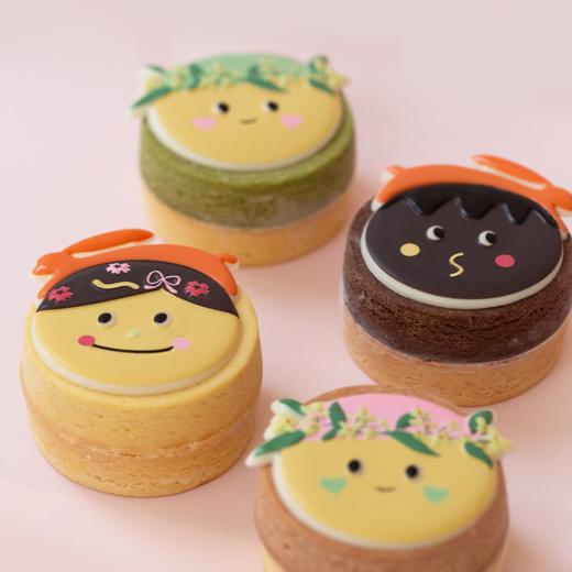 全国配送「烧烧子的月圆之夜」8味冰月饼礼盒｜杨梅酸奶拼薄荷巧克力味、水蜜桃雪芭拼芒果雪芭味、抹茶拼牛乳味、开心果拼草莓味冰月饼 商品图3