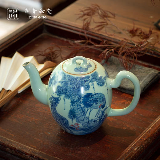 问鼎鼎青青花美人肩壶（盛世平安）（缺货） 商品图0