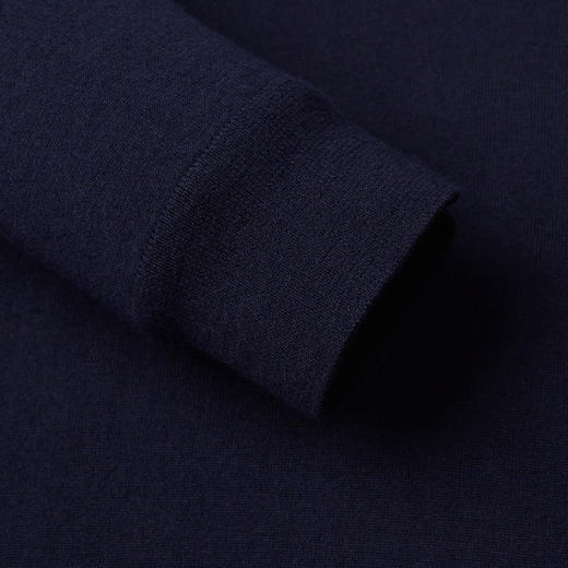 柒牌男士圆领毛衣2024秋冬新款商务休闲中青年舒适保暖提花羊毛衫	127Y70050 商品图3