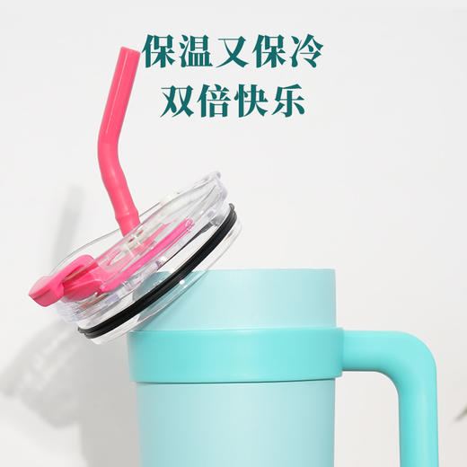 八马茶业 | 茶具304不锈钢食品级PP大容量户外便携杯1200ml 商品图4