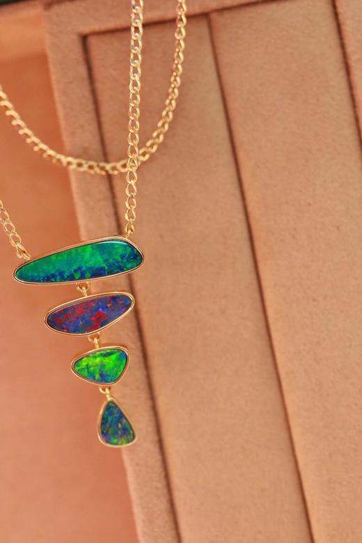 4.46ct 欧泊项链 商品图5