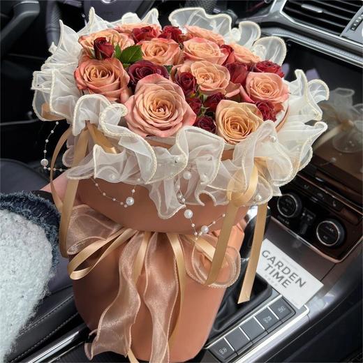 卡布奇诺圆形花束 商品图0