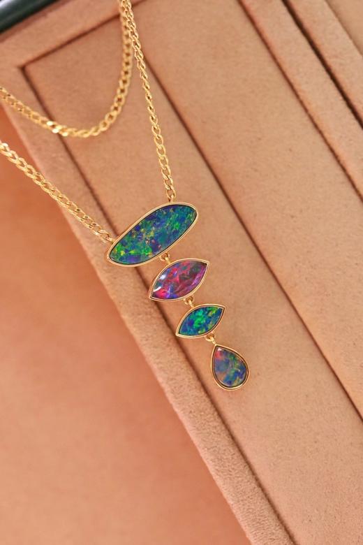 3.7ct 欧泊项链 商品图1