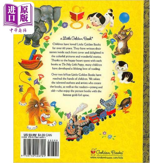 【中商原版】小金书 爱丽丝梦游仙境Little Golden Book Disney Classic Walt Disneys Alice in Wonderland 英文原版儿童读物 商品图4