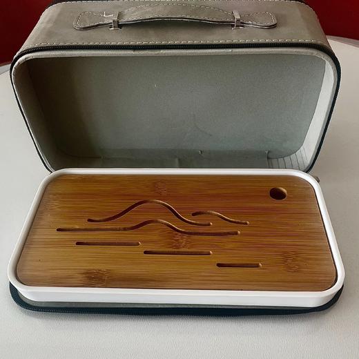 惟珍壹品-福临门金边一壶三杯套组（皮盒款） 商品图3