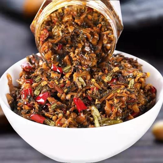 【百搭下饭菜！外婆菜】湖南特产-农家外婆菜，古法手艺制作 鲜香爽辣 开胃下饭！下饭酱拌饭拌面湘西风味梅干菜微辣即食Y 商品图1