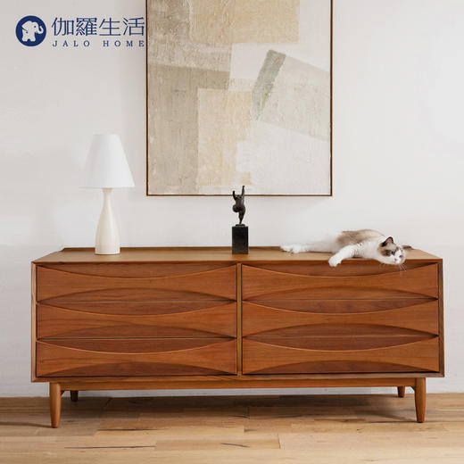 伽罗 JALO MCM风格笑脸六屉柜 商品图0