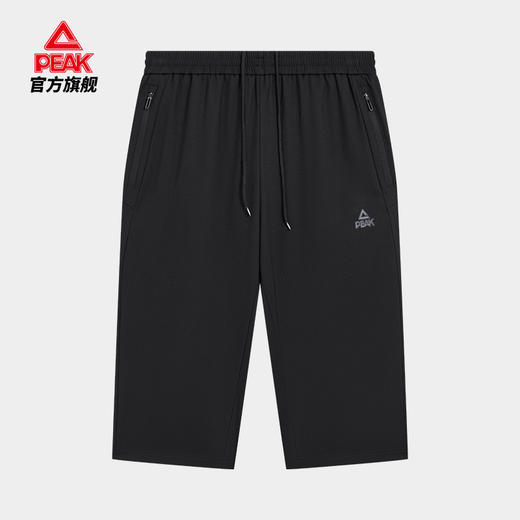 匹克针织七分裤男2024夏时尚薄款透气宽松休闲运动中长裤F3242111 商品图0