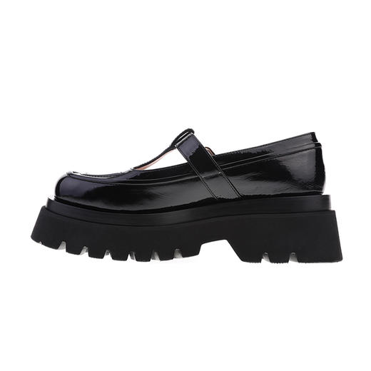 sheme董璇同款进口光感袋鼠皮简约易搭配年轻时尚玛丽珍女士单鞋可定制 商品图1