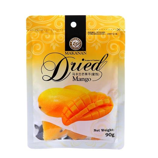 泰国马卡兰芒果干90g/050060-1 原果鲜切芒果片果肉厚实 商品图0
