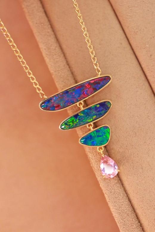 4.93ct 欧泊项链 商品图3