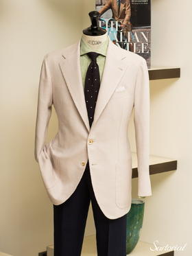 Sartoria Pirozzi Silk Linen Jacket