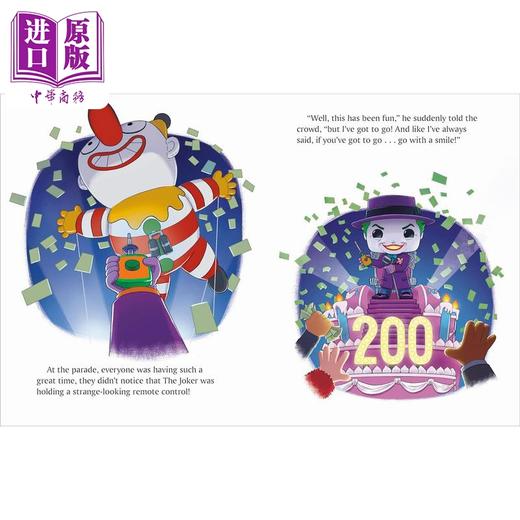 【中商原版】小金书 大眼仔系列 蝙蝠侠大战小丑 Little Golden Book Funko Pop DC Batman The Jokers Parade 英文原版进口 商品图3