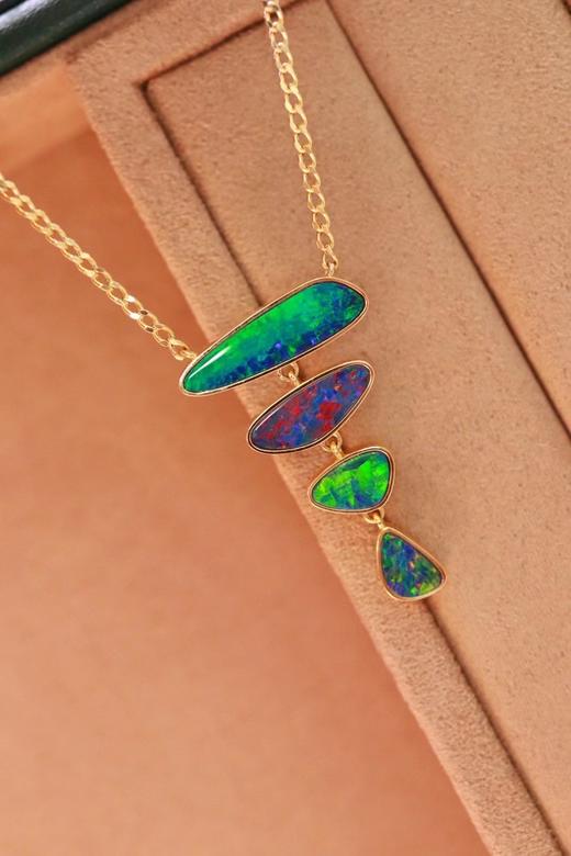 4.46ct 欧泊项链 商品图1