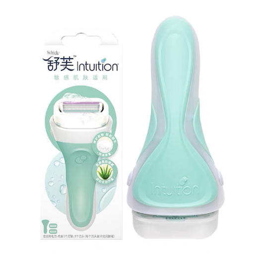 Schicj/舒适舒芙女士敏感肌大皂头剃毛刀1刀架2刀头 私处除毛到刮毛腋下 商品图0