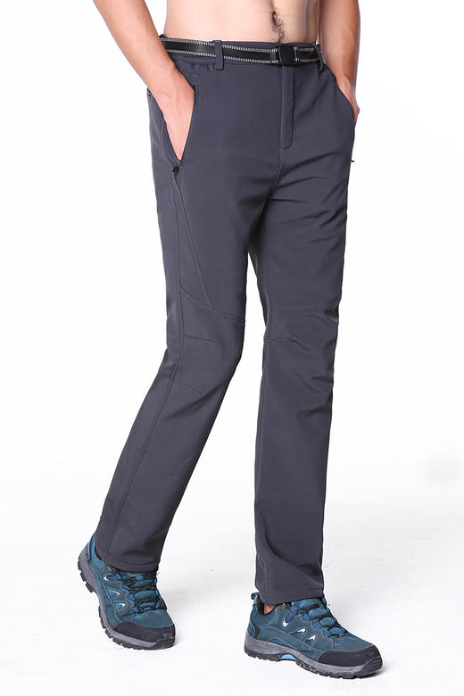 幸运鹿 情侣款加厚加绒冲锋裤768 商品图1