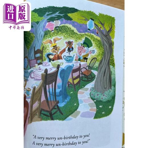 【中商原版】小金书 爱丽丝梦游仙境2 Little Golden Book Disney Alice in Wonderland Mad Hatters Tea Party 英文原版童书 商品图3