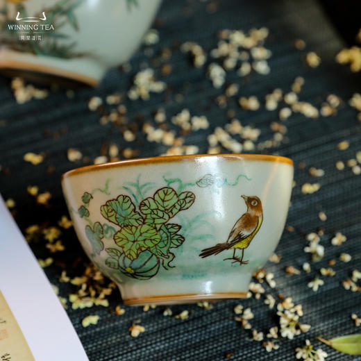 问鼎汝瓷鼎峰柴窑巍澜杯（ 西瓜）（缺货） 商品图0