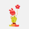 稀奇艺术新品《送你一朵小红花》桌面治愈系摆件爱心造型雕塑礼物 商品缩略图2