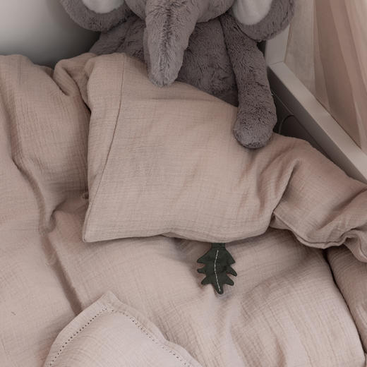 Sebra婴儿床寝具组 宝宝可爱卡通印花被套+枕套床上用品 8月+ 商品图8