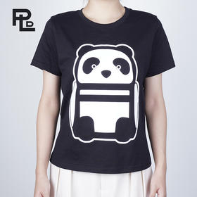 保兰德PLD友谊使者2024新款大熊猫女T恤可爱时尚