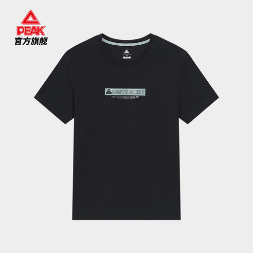 匹克2024年新款型练系列男款圆领短T恤F6243131 商品图2