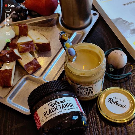 [屁侠推荐]美国Roland罗朗德 纯黑芝麻酱/纯花生酱 高钙高铁 营养辅食 商品图0