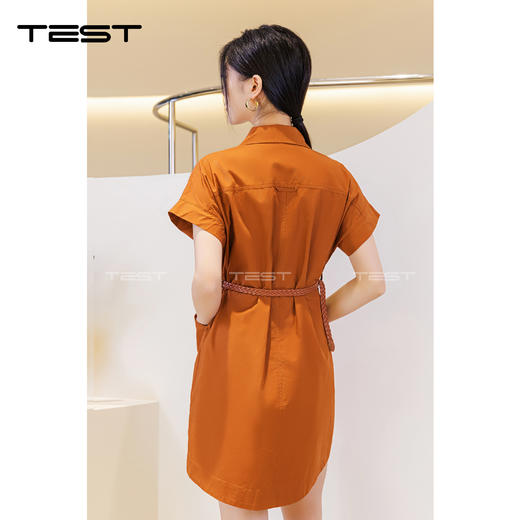 秋上新时尚宽松舒适气质简约连衣裙4243004 商品图3