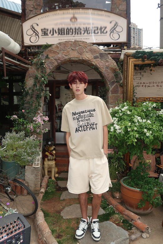 W426012097字母涂鸦短袖T恤 商品图5